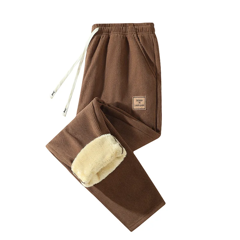 겨울용 따뜻한 남성용 두꺼운 코듀로이 소재의 플리스 안 - Corduroy Pant Warm 리뷰 및 가격