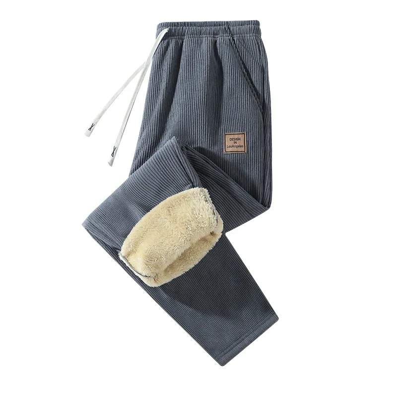 겨울용 따뜻한 남성용 두꺼운 코듀로이 소재의 플리스 안 - Corduroy Pant Warm 리뷰 및 가격