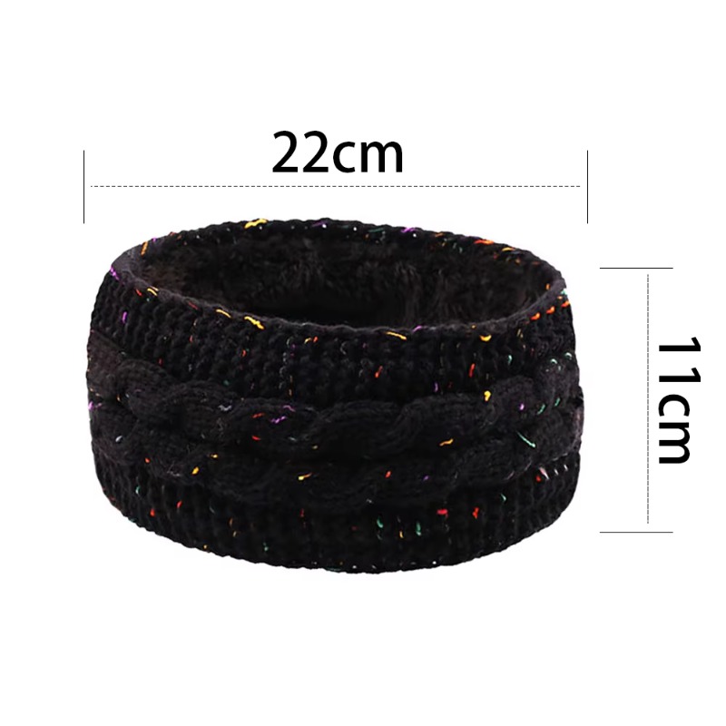 여성용 겨울용 두툼한 니트 헤어밴드, 트렌디한 케이블  - Fleece Ear Warmer Band 리뷰 및 가격