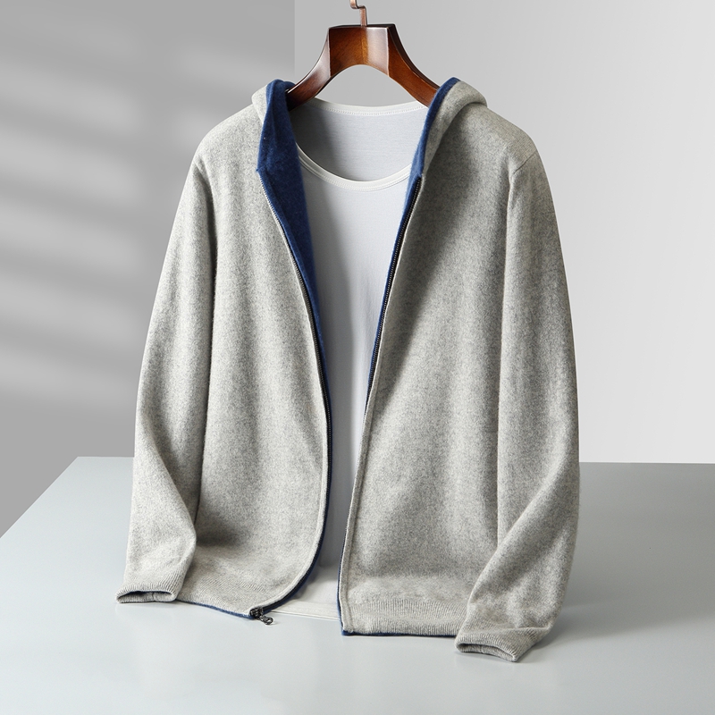 가을과 겨울 신상 남성용 양면 착용 패딩 캐시미어 후드 - Wool Coat Peacoat 리뷰 및 가격